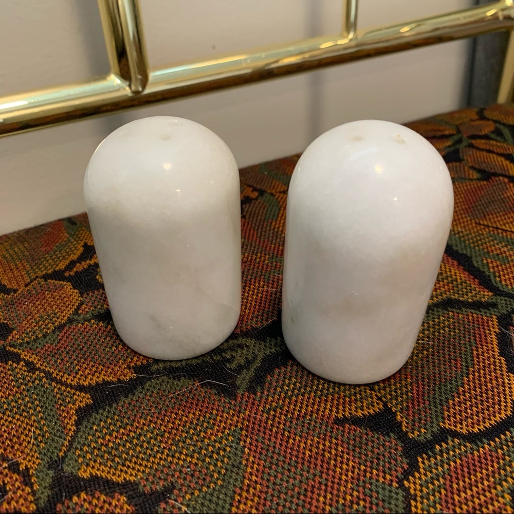 Marble Salt & Pepper Shakers
